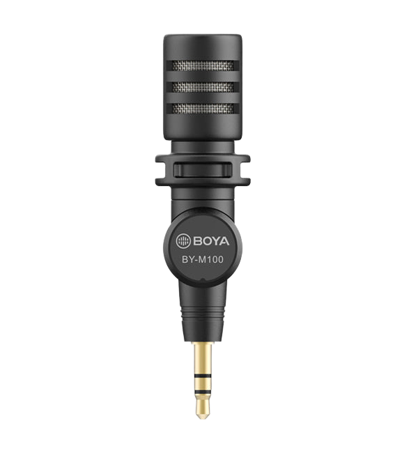 BY-M100 Mini 3.5mm Condenser Mic for Camera