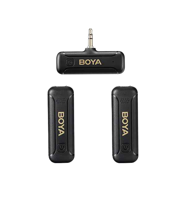 BY-WM3T2-M2 Dual 3.5mm 2.4G Wireless Mic