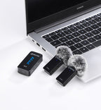BY-XM6-S2 Mini Dual 3.5mm 2.4G Wireless Lavalier