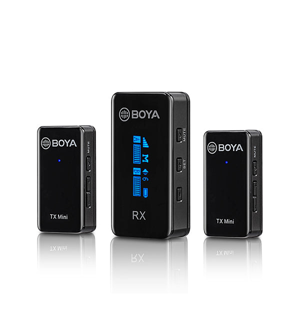 BY-XM6-S2 Mini Dual 3.5mm 2.4G Wireless Lavalier