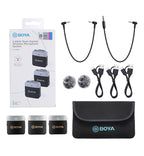 BY-M1V2 Dual 3.5mm 2.4G Wireless Lavalier