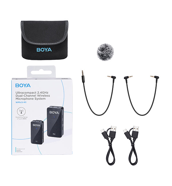BY-WMic5-M1 Single 3.5mm 2.4G Wireless Mic
