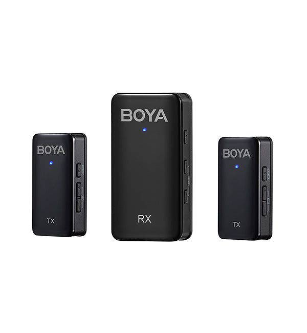 BY-WMic5-M2 Dual 3.5mm 2.4G Wireless Mic