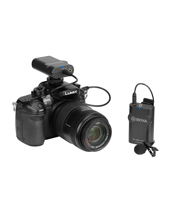 BY-WM4 Pro-K2 Dual 3.5mm 2.4G Wireless Mic