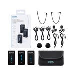 BY-XM6 S2 Dual 3.5mm 2.4G Wireless Lavalier