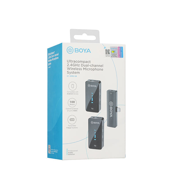 BY-XM6 S4 Dual Lightning 2.4G Wireless Lavalier