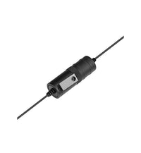 BOYA BY-M1 - Lavalier microphone with cable and Boya branding on a white background