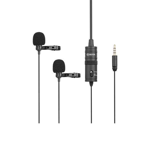BY-M1DM | Dual Lavalier Microphone