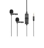 BY-M1DM | Dual Lavalier Microphone