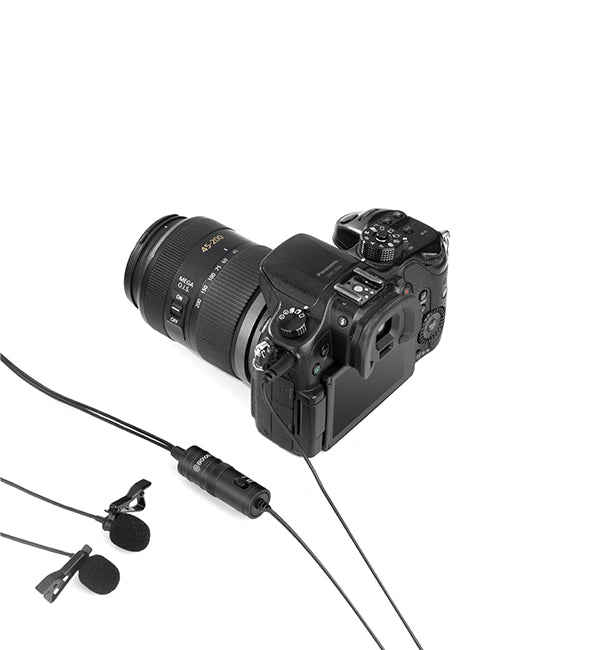 BY-M1DM | Dual Lavalier Microphone