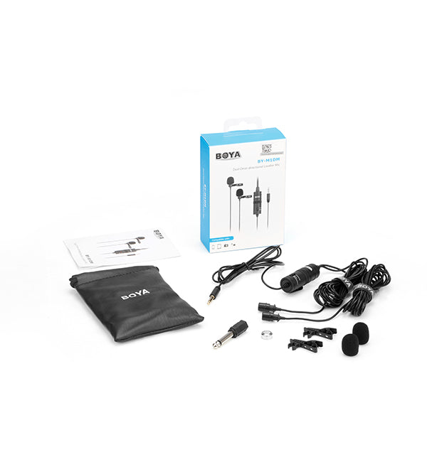 BY-M1DM | Dual Lavalier Microphone