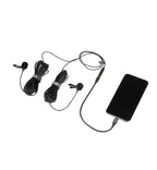 BY-M2D Dual Lightning Lavalier Microphone