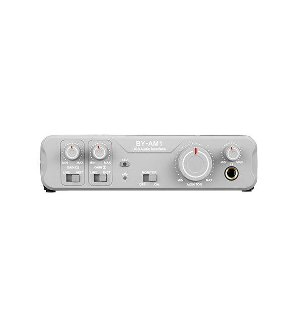 BY-AM1 Dual-Channel Audio Interface Mixer