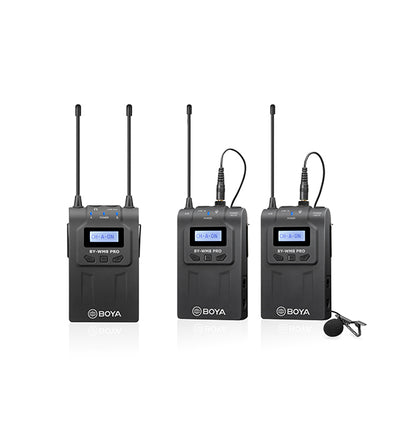 BY-WM8 Pro-K2 UHF Dual Wireless Mic System