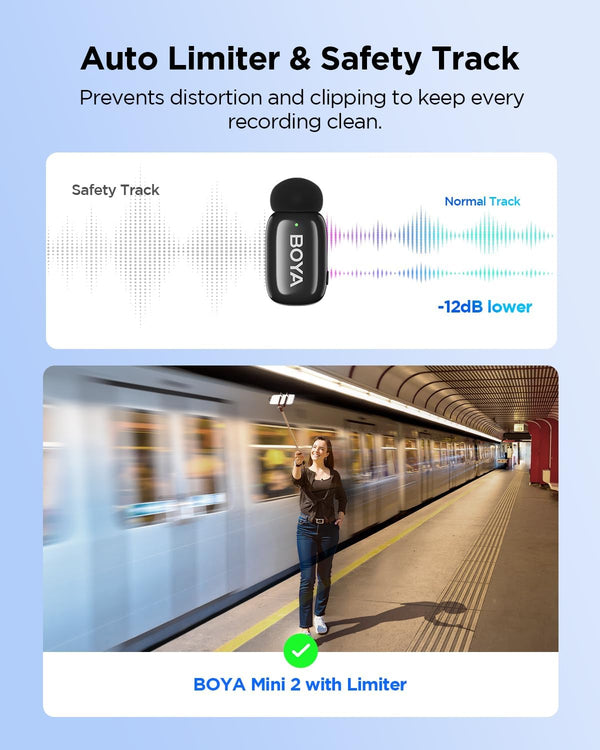 BOYA mini 2 – World’s Smallest 5g Wireless Mic