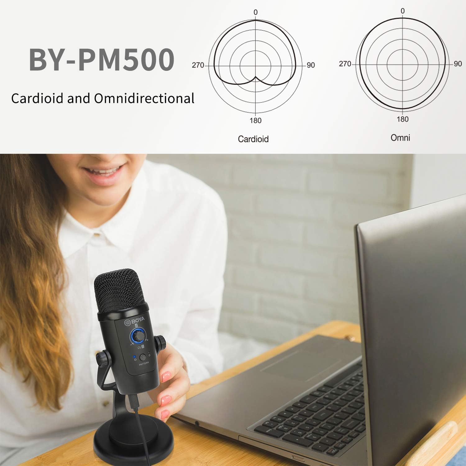 BOYA BY-PM500 USB Condenser Microphone