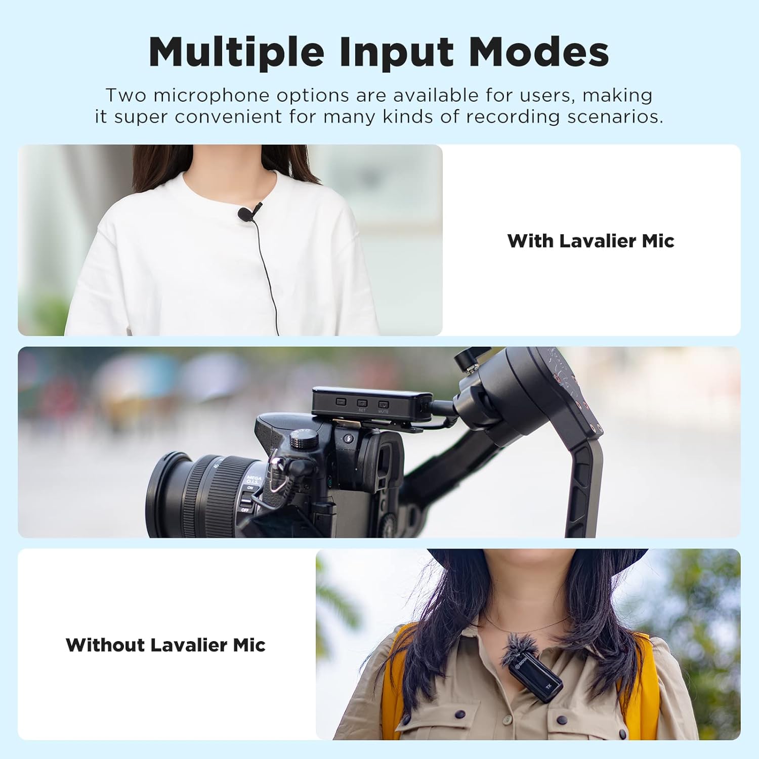 BY-XM6 S2 | 2.4G Wireless Lavalier Mic