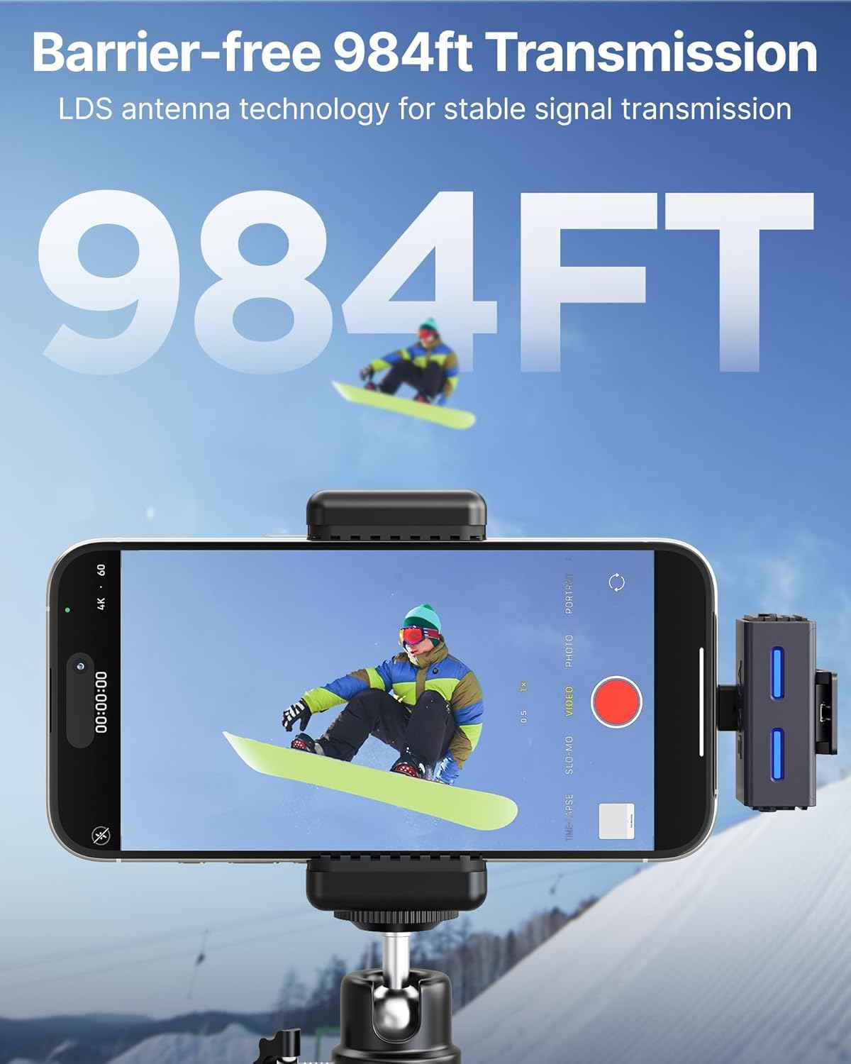 BOYA BOYALINK 3 USB-C Wireless Lavalier: 3-Level Noise Reduction