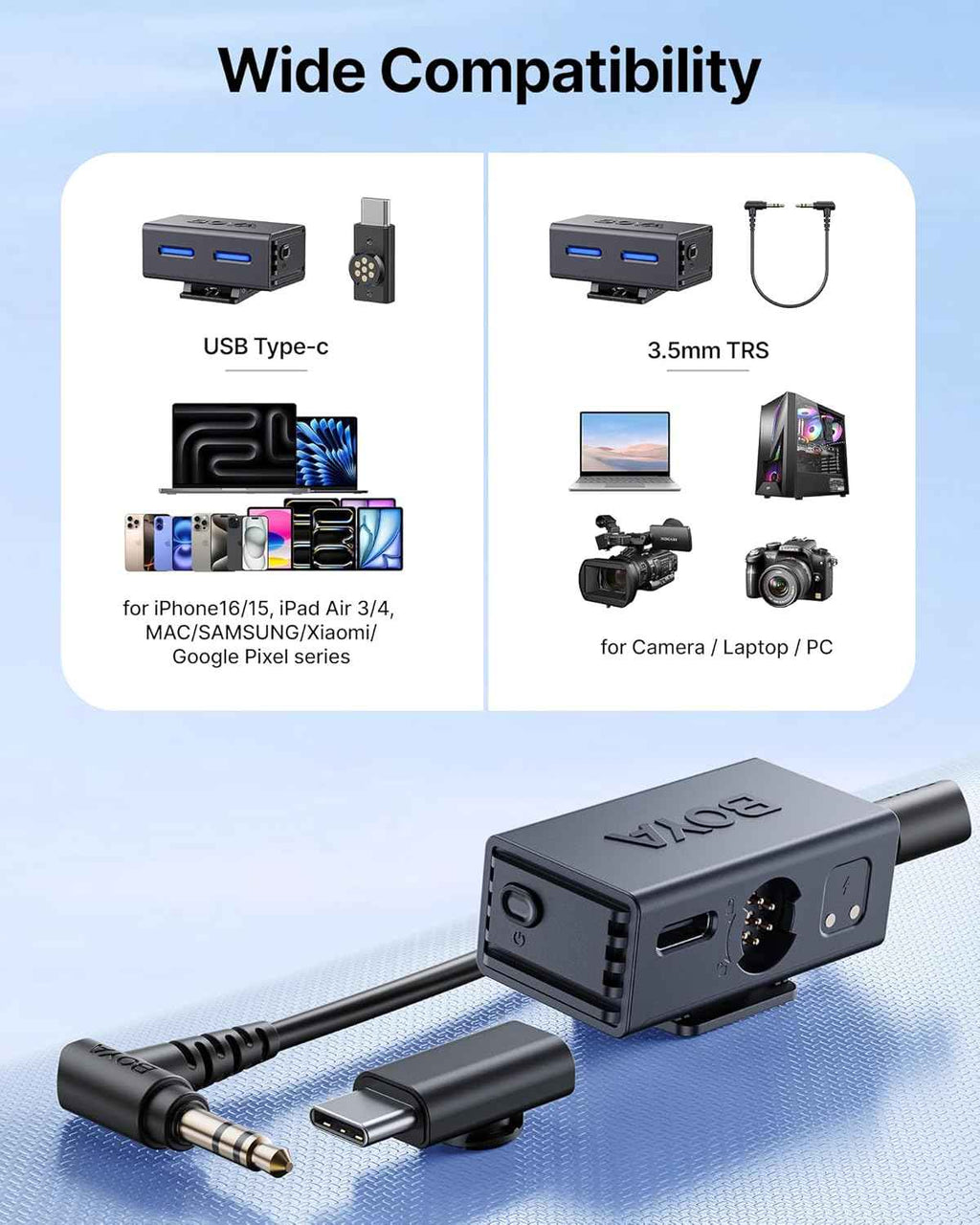 BOYALINK 3 Wireless Microphone (Type-C)