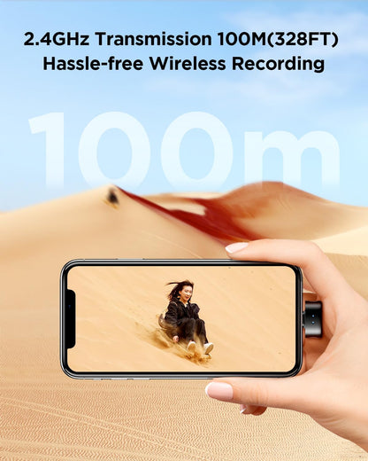 BOYA Magic (Type‑C) – AI‑Powered 4‑in‑1 Mini Wireless Microphone