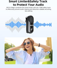 BOYA Magic (Type‑C) – AI‑Powered 4‑in‑1 Mini Wireless Microphone