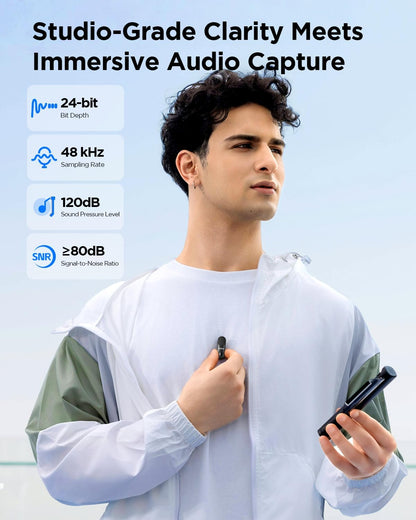 BOYA Magic (Type‑C) – AI‑Powered 4‑in‑1 Mini Wireless Microphone