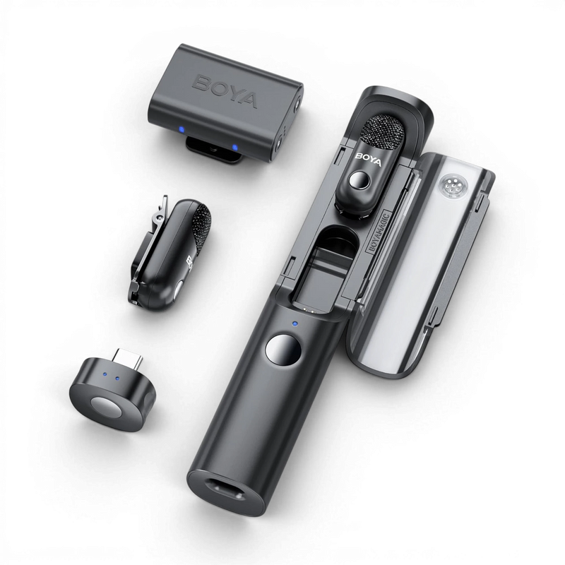 BOYA Magic AI 4-in-1 Wireless Mic (TYPE-C & 3.5mm TRS)