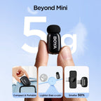 BOYA Mini 2 Wireless Microphone (1 Transmitter + Type-C Receiver)