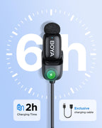 BOYA Mini 2 Wireless Microphone (1 Transmitter + Type-C Receiver)