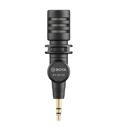 BY-M100 Mini 3.5mm Condenser Mic for Camera