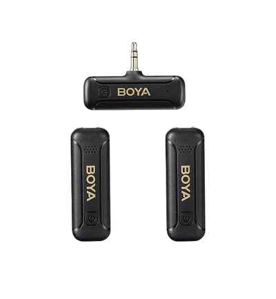 BY-WM3T2-M2 Dual 3.5mm 2.4G Wireless Mic