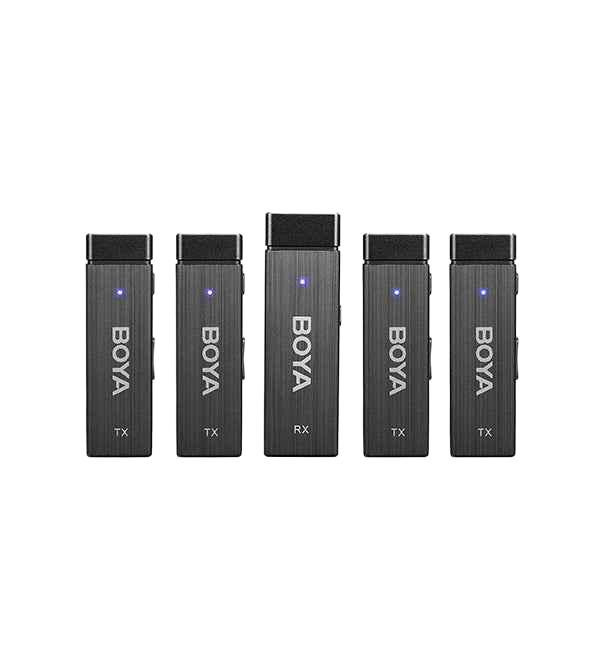 BY-W4 2.4G Wireless Lavalier Mic System