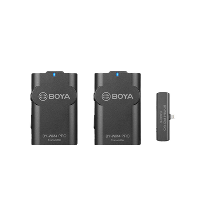 BY-WM4 Pro-K4 Dual Lightning 2.4G Wireless Mic
