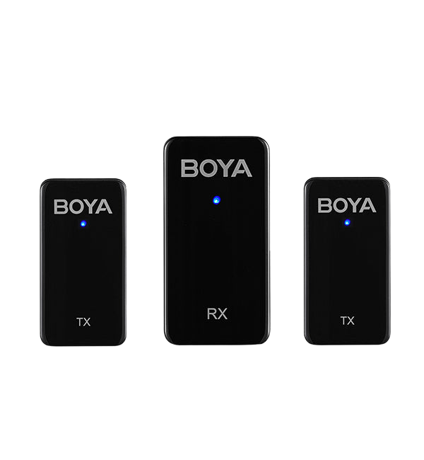 BY-WMic5-M2 Dual 3.5mm 2.4G Wireless Mic