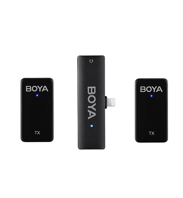 BY-WMic5-M4 Dual Lightning 2.4G Wireless Mic