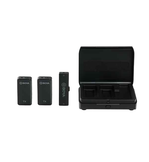 BY-XM6-K6 Dual TYPE-C Wireless Mic + Case