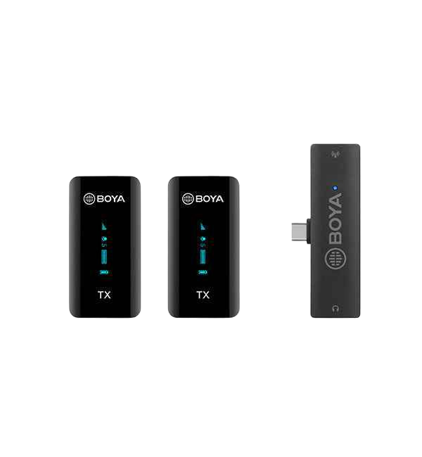 BY-XM6 S6 Dual TYPE-C 2.4G Wireless Lavalier