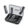 BOYA BY-M1 microphone kit with accessories on a white background