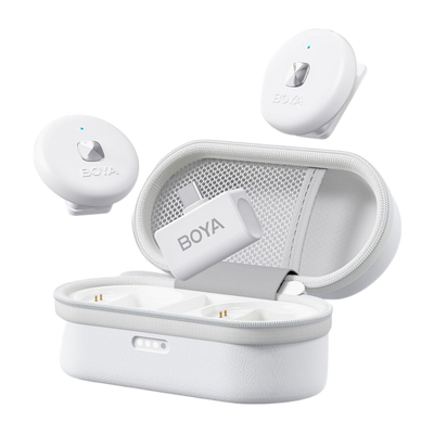 BOYA Omic-U Wireless Lavalier Microphone - White