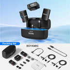 BOYAMIC 3-in-1 Wireless Lavalier Mic System